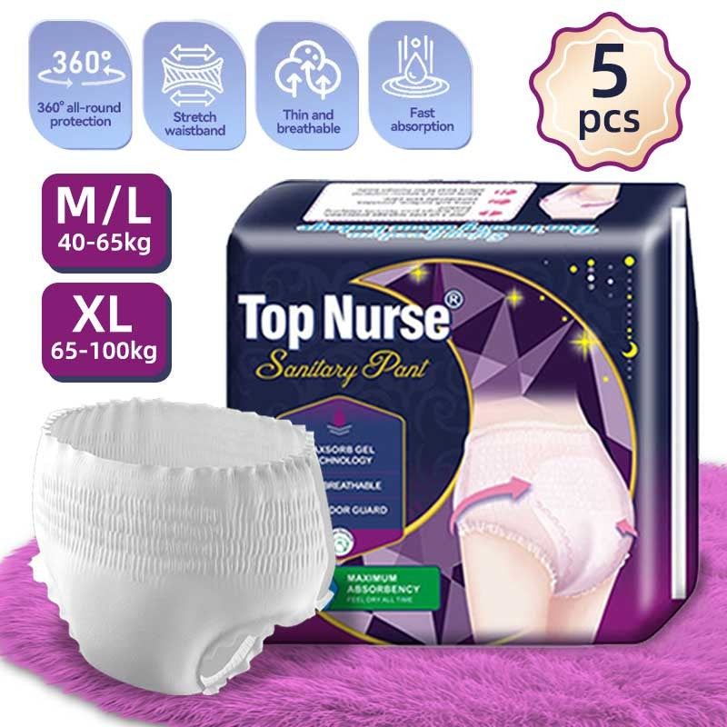 Top Nurse High-Waist Super Soft Disposable Sanitary Panties