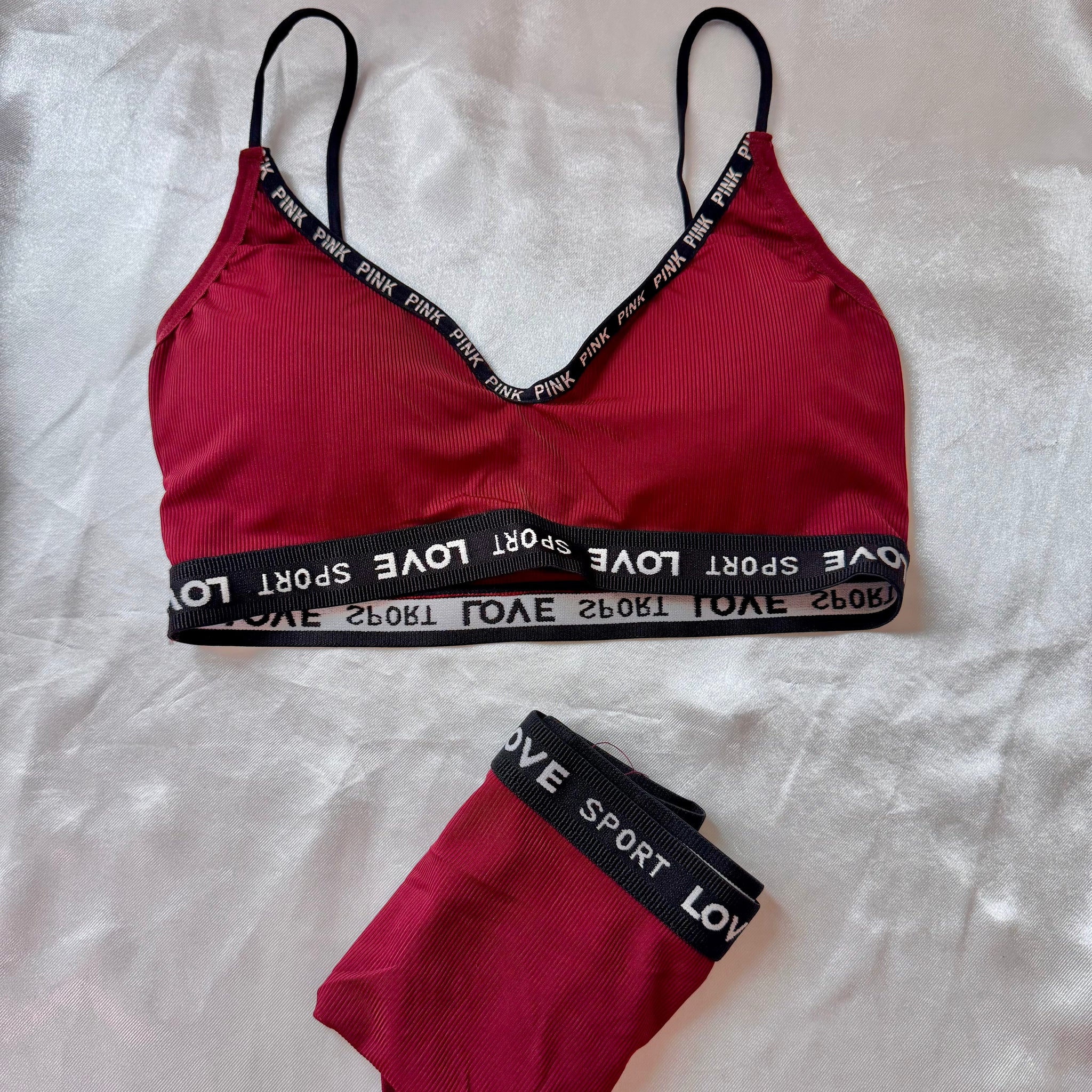 Summer Ice Silk Lace Foam Bra Set – Bra & Panty