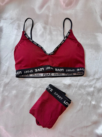 Summer Ice Silk Lace Foam Bra Set – Bra & Panty
